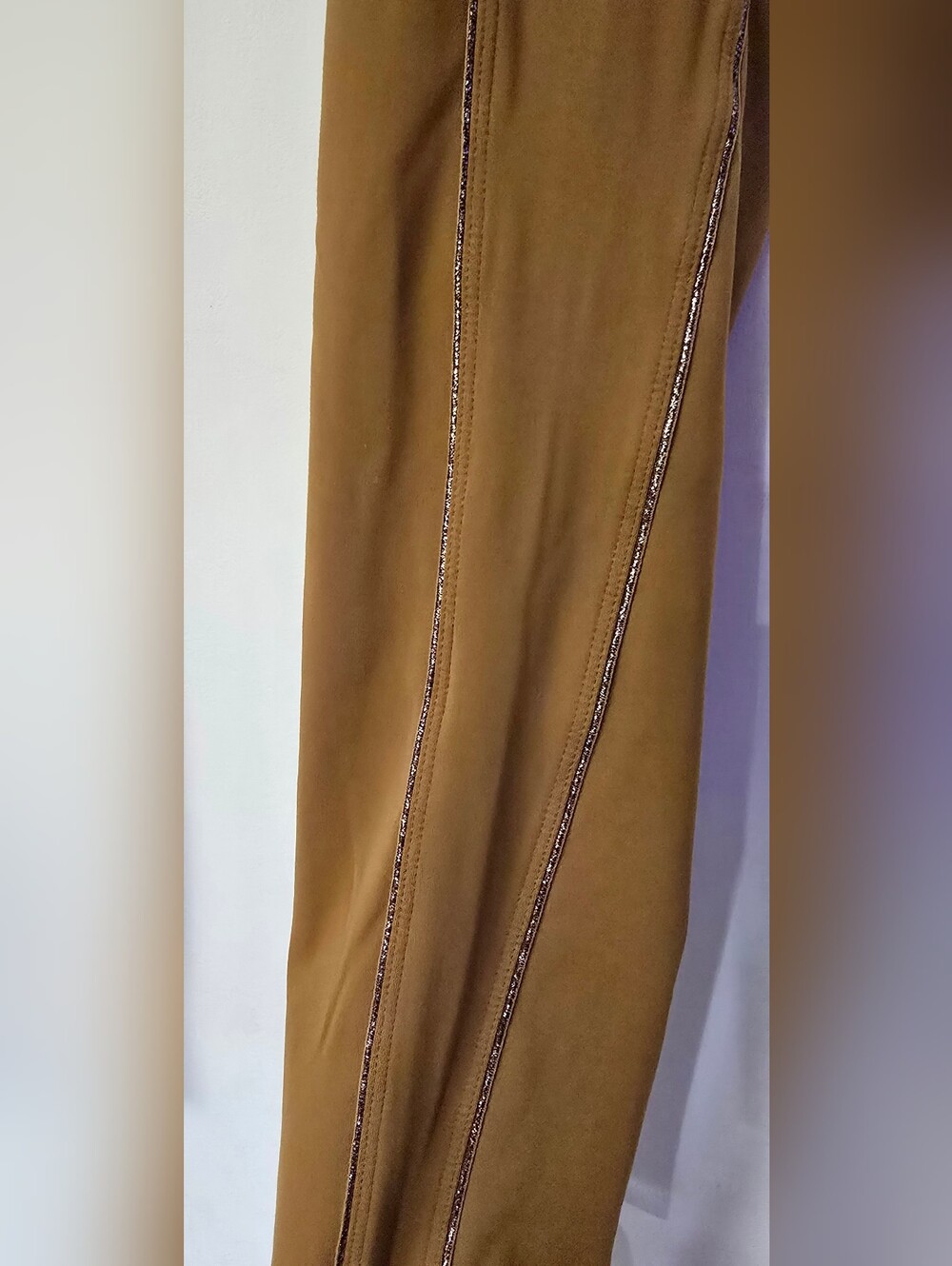 Womens XL Copper Joy Lab Leggings Glitter Sparkle Target Mid-Waist